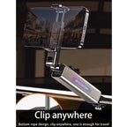 BROLAVIYA® Aluminum Alloy Mobile Phone Stand, Adjustable Travel Phone Mounts For Desk, Car - Image 6