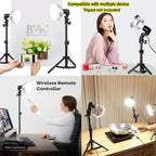 BROLAVIYA® 60W LED Photography Light Bulb with E27 Mount, Remote Control, Bi-Color 3000K-6 - Image 4