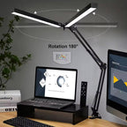 (Renewed) BROLAVIYA® Overhead New Double Head LED Desk Lamp Light with Metal Arm Table Lam - Image 4
