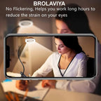 BROLAVIYA® Overhead 5X Magnifying Glass with 12cm Led Light, 3 Color Modes Dimmable, Flexi - Image 6