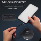 BROLAVIYA® Full Color RGB Video Light, 2000mAh Rechargeable, Dimmable with Cold Shoe, Portable Clip and 1/4 Screw Hole for Camera, Phone, Tablet, Laptop, Selfie, Photography