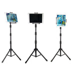 (Renewed) BROLAVIYA® Multi-Direction Tripod Floor Stand Fit For 4 – 11 Diagonal Inch Device, Compatible with iPad, Tablet, Mobile