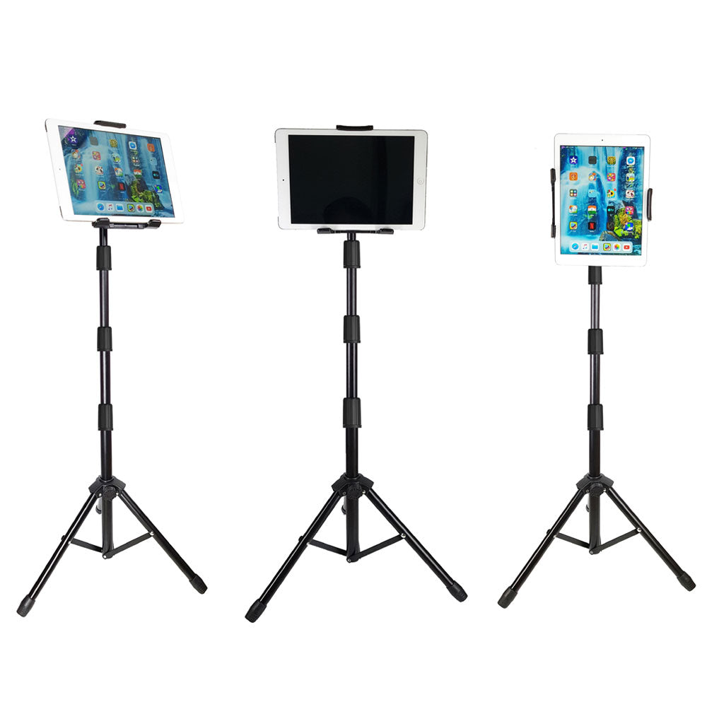 (Renewed) BROLAVIYA® Multi-Direction Tripod Floor Stand Fit For 4 – 11 Diagonal Inch Device, Compatible with iPad, Tablet, Mobile
