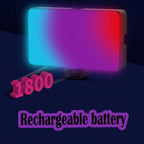 BROLAVIYA® LED Video Camera Full Color RGB Lights,1800mAh Rechargeable, Dimmable with 3 Co - Image 8