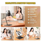 BROLAVIYA® Desk Mount Adjustable Multi Angle Long Arm Stand for Phone and Tablets 4-11 Inc - Image 7
