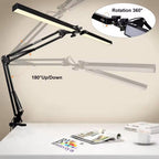 (Renewed) BROLAVIYA® Overhead New Double Head LED Desk Lamp Light with Metal Arm Table Lam - Image 6