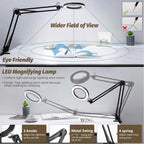 (Renewed) BROLAVIYA® 5X Magnifying Glass with LED Light and Stand, 3 Color Modes Dimmable, - Image 7
