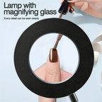 BROLAVIYA® Overhead 5X Magnifying Glass with 12cm Led Light, 3 Color Modes Dimmable, Flexi - Image 7