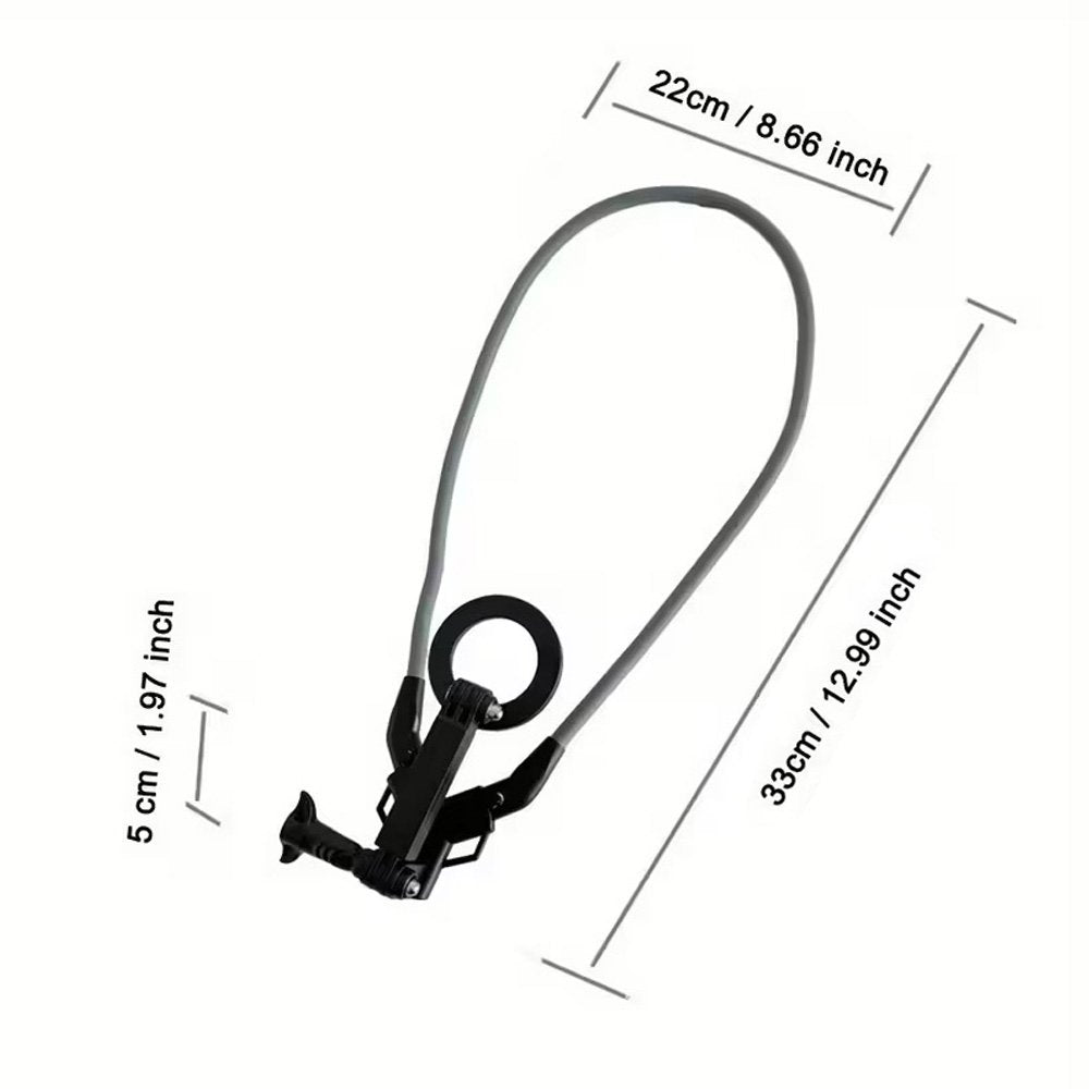 BROLAVIYA® Premium Magnetic Neck Phone Holder, Adjustable & Flexible Gooseneck Mount for H - Image 9