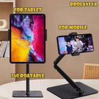 BROLAVIYA® Desk Mount Adjustable Multi Angle Long Arm Stand for Phone and Tablets 4-11 Inc - Image 8