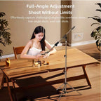 BROLAVIYA® 360 Degree Tripod with Telescopic Crossbar Long Arm Stick, 230 cm Top Height, P - Image 3