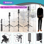 BROLAVIYA® Mobile and Tablet Tripod Stand For Home Office Stage For All 4 to 11 Inch Devic - Image 4