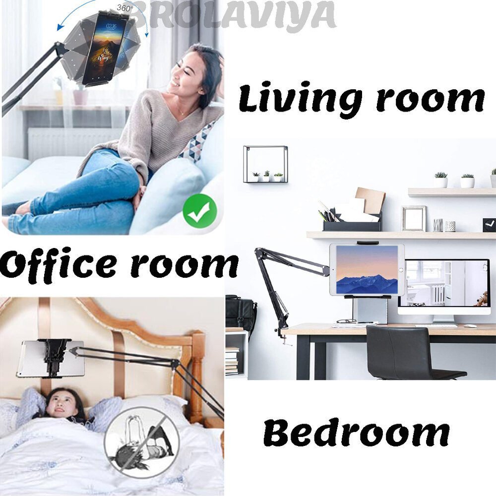 BROLAVIYA® Flexible Clip Lazy Arm For Mobiles and Tablets Fits Device 4~11 Diagonal Inch,  - Image 3