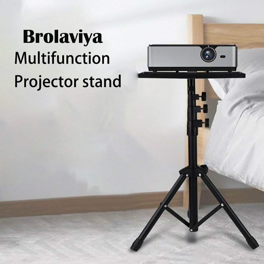 (Renewed) BROLAVIYA® Multi-Purpose Projector Stand, Laptop Stand, Adjustable Height - Image 2