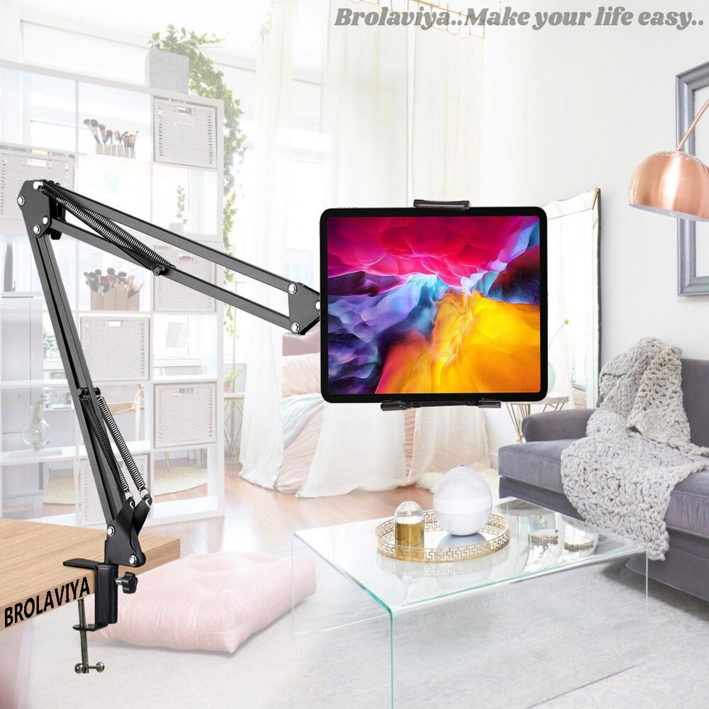 BROLAVIYA® Flexible Clip Lazy Arm For Mobiles and Tablets Fits Device 4~11 Diagonal Inch,  - Image 2