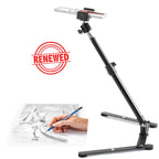 (Renewed) BROLAVIYA® Overhead Video Mobile Metal Desktop Stand with 1/4" Male Adaptor For Camera, Gopro and Mobile Bracket For Online Teaching, Video, Desktop, Bedroom, Office