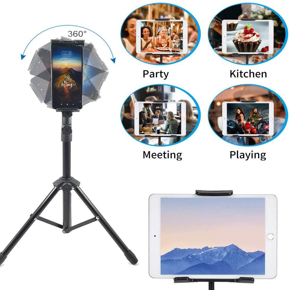 BROLAVIYA® Mobile and Tablet Tripod Stand For Home Office Stage For All 4 to 11 Inch Devic - Image 3