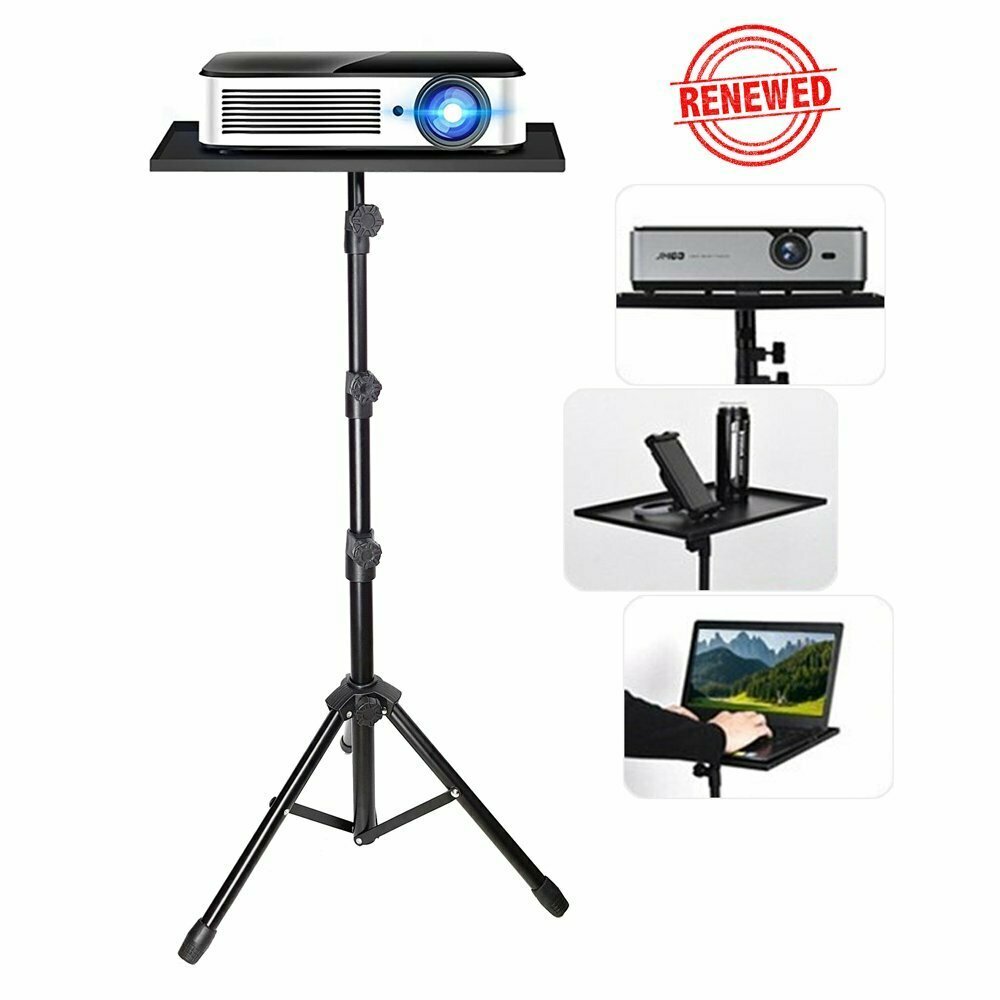 (Renewed) BROLAVIYA® Multi-Purpose Projector Stand, Laptop Stand, Adjustable Height