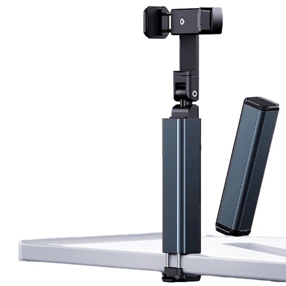 BROLAVIYA® Aluminum Alloy Mobile Phone Stand, Adjustable Travel Phone Mounts For Desk, Car, Train, A